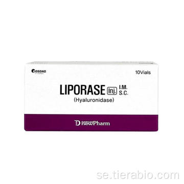 Liporase Injection Hyaluronidase Dissloving 10 vials/Box